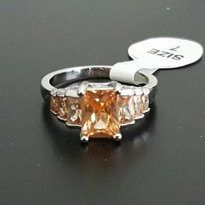 Brown - Pink Morganite Ring